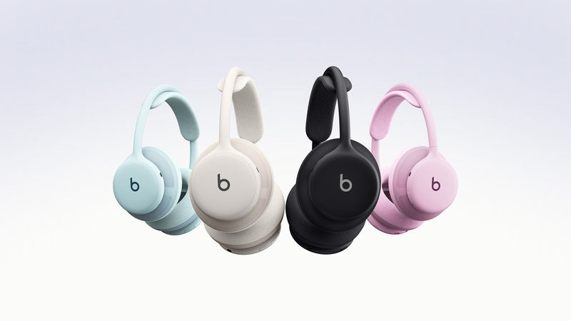 Beats 360 headphones in Sky, Cloud, Black and Pink with interchangeable cushions (Image: Beats)