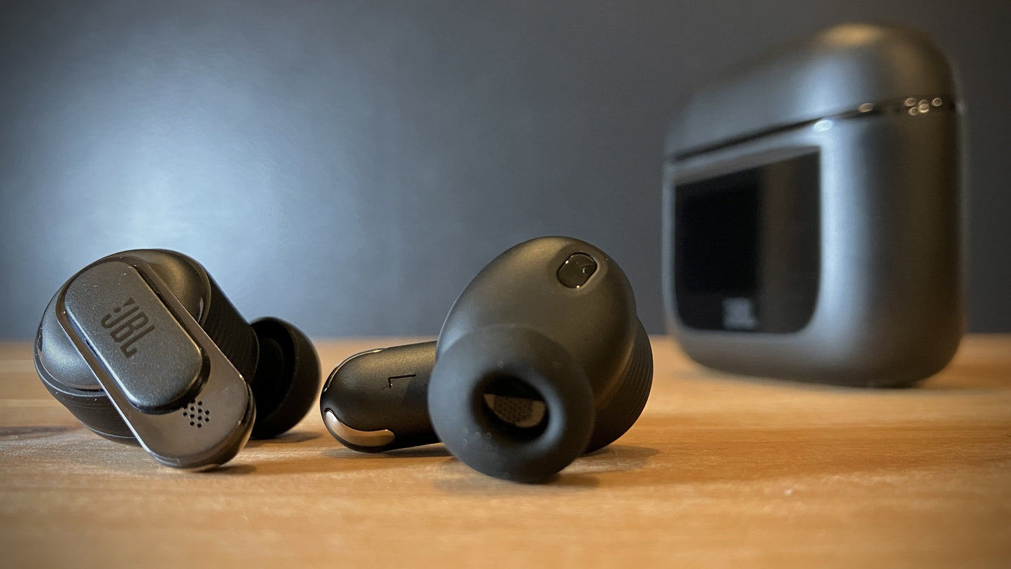 JBL Tour Pro 2 True Wireless Earbuds detail view — available in Kenya at Trewrld KES 25,000, M-Pesa & free Nairobi delivery