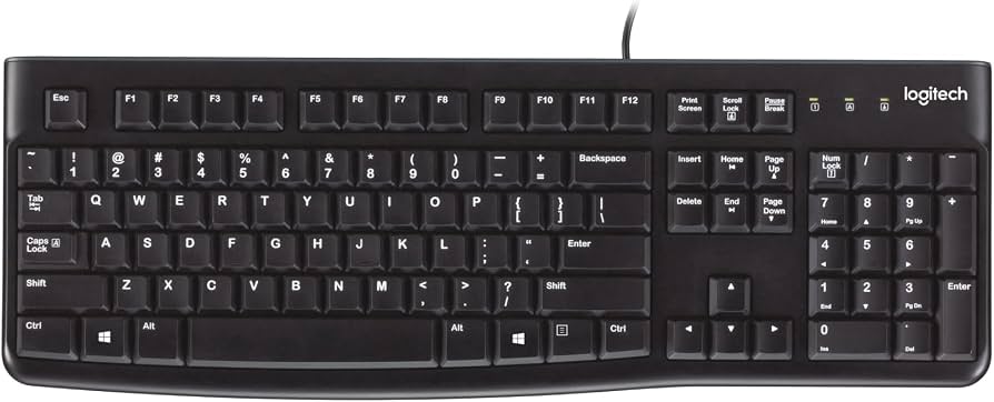 Logitech K120 detail view — available in Kenya at Trewrld KES 6,200, M-Pesa & free Nairobi delivery