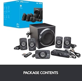 Logitech Z906 5.1 1000W Speaker detail view — available in Kenya at Trewrld KES 50,000, M-Pesa & free Nairobi delivery