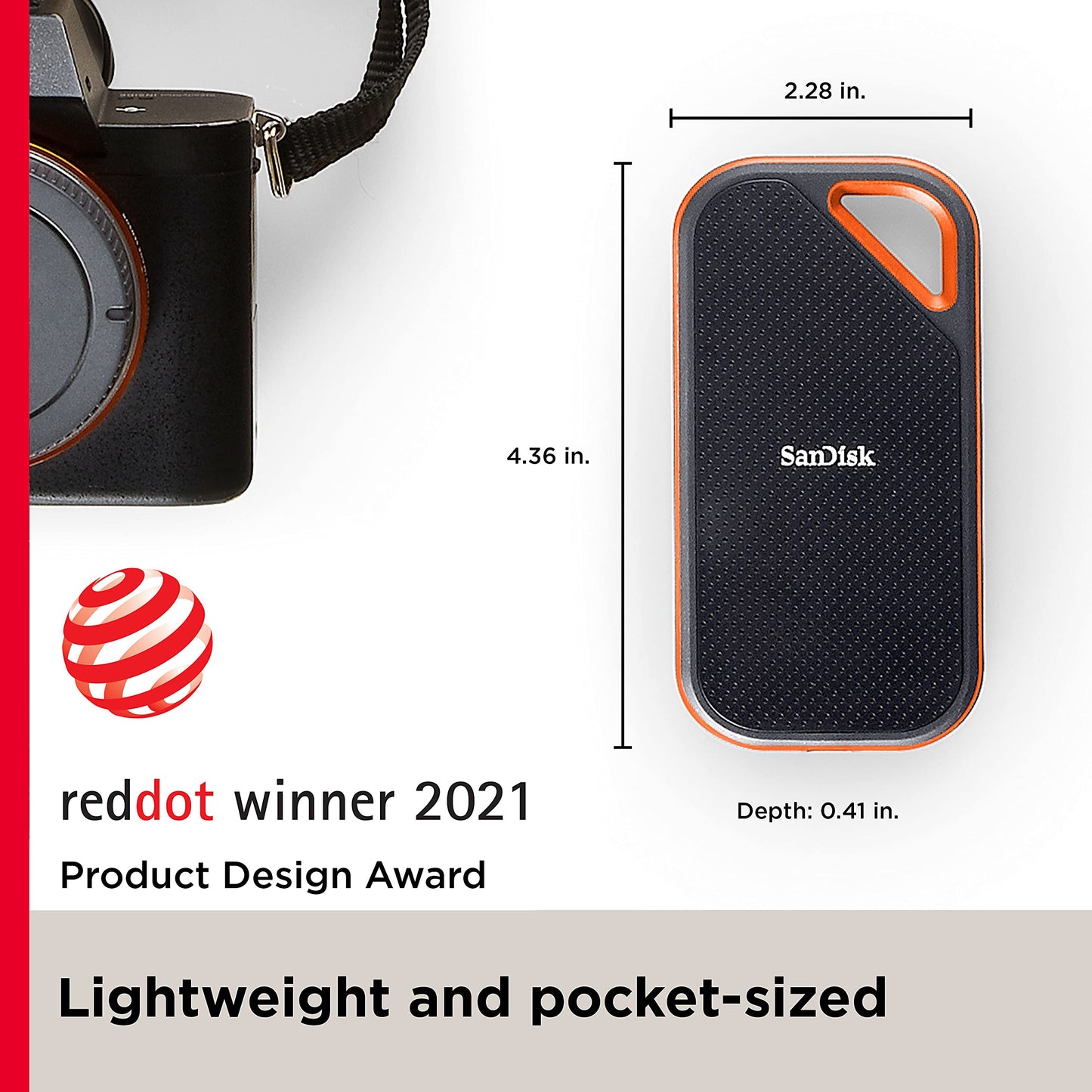 SanDisk 1TB SSD Portable Extreme PRO E81 detail view — available in Kenya at Trewrld KES 32,000, M-Pesa & free Nairobi deliv…