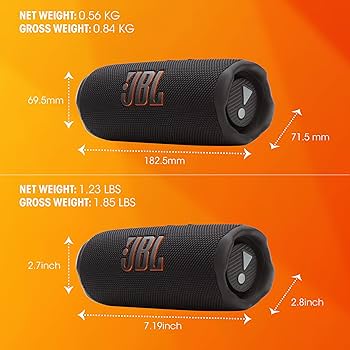 JBL Flip 7 Portable Bluetooth Speaker detail view — available in Kenya at Trewrld KES 16,500, M-Pesa & free Nairobi delivery