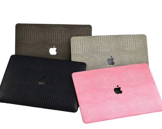 Crocodile Leather Shell MacBook Case Cover