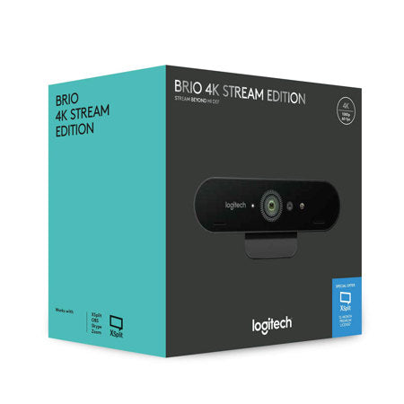 Logitech BRIO 4K Stream Edition detail view — available in Kenya at Trewrld KES 28,000, M-Pesa & free Nairobi delivery