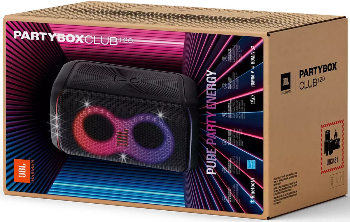 JBL PartyBox Club 120 Speaker detail view — available in Kenya at Trewrld KES 44,000, M-Pesa & free Nairobi delivery