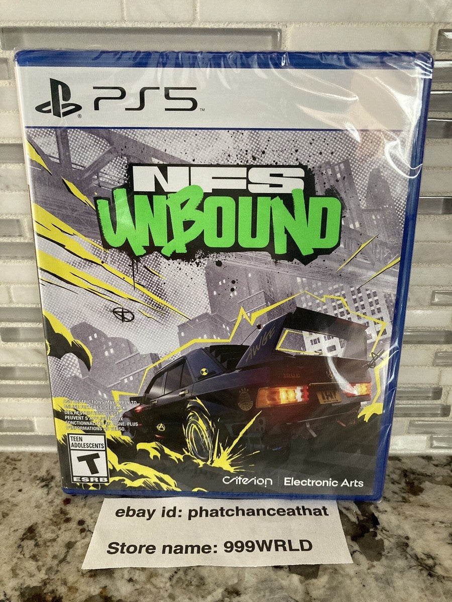 Sony PS5 NFS Unbound detail view — available in Kenya at Trewrld KES 8,300, M-Pesa & free Nairobi delivery