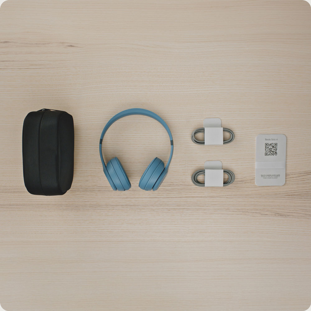 Items included in the box with Beats Solo 4 headphones