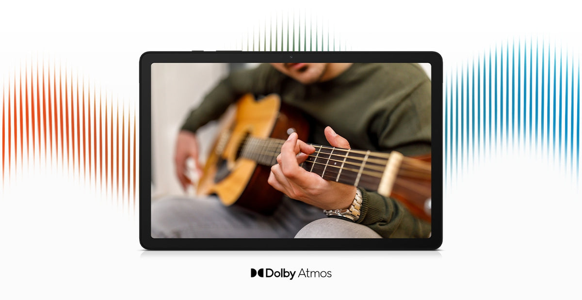 Samsung Galaxy Tab A9+ Quad speakers with Dolby Atmos sound
