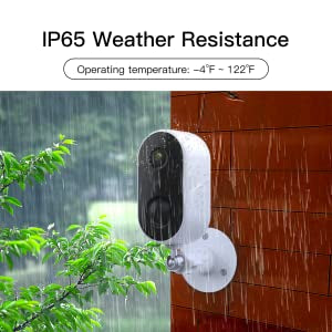 Wireless Camera Solar Panel/Battery Powered