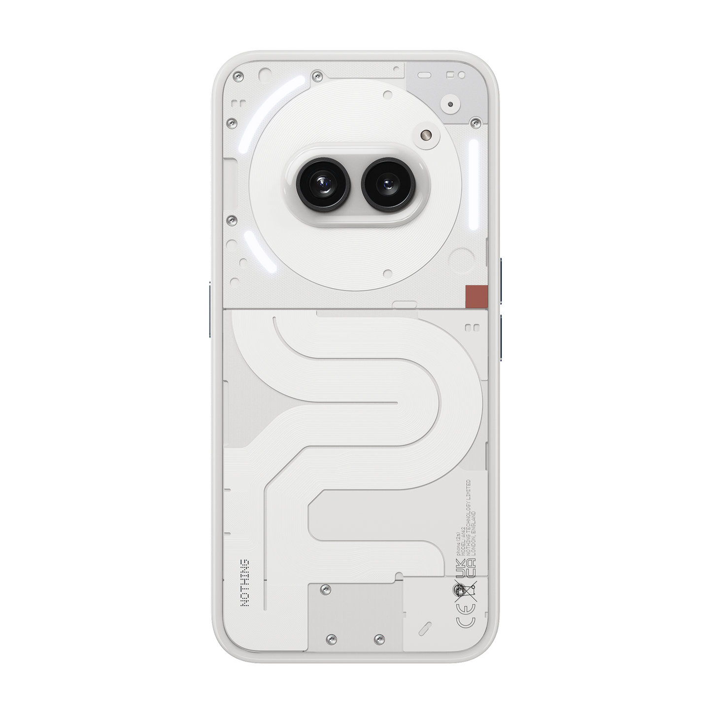 Nothing Phone (2a) in Milk (white) colourway