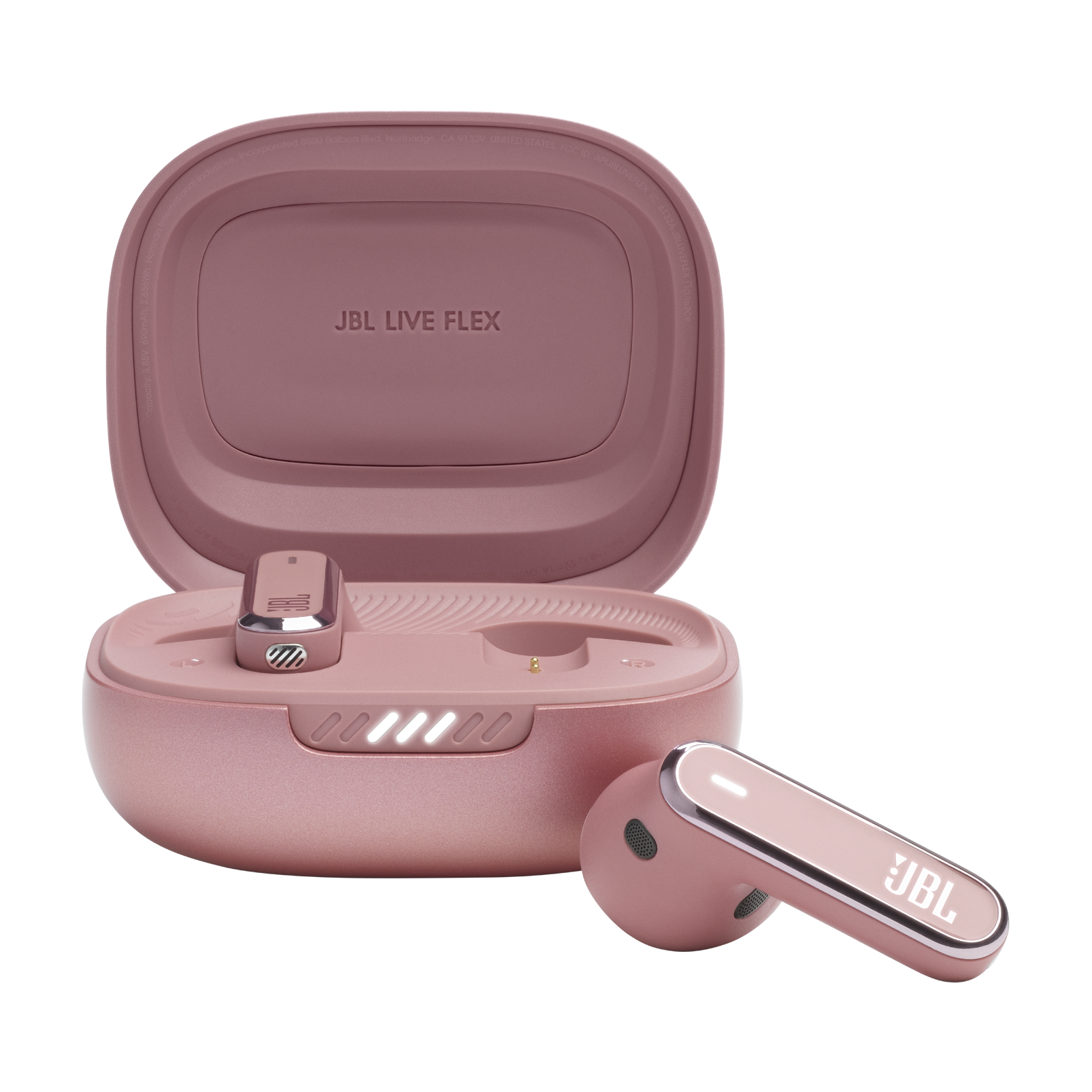 JBL Live Flex True Wireless Earbuds side view — available in Kenya at Trewrld KES 19,000, M-Pesa & free Nairobi delivery