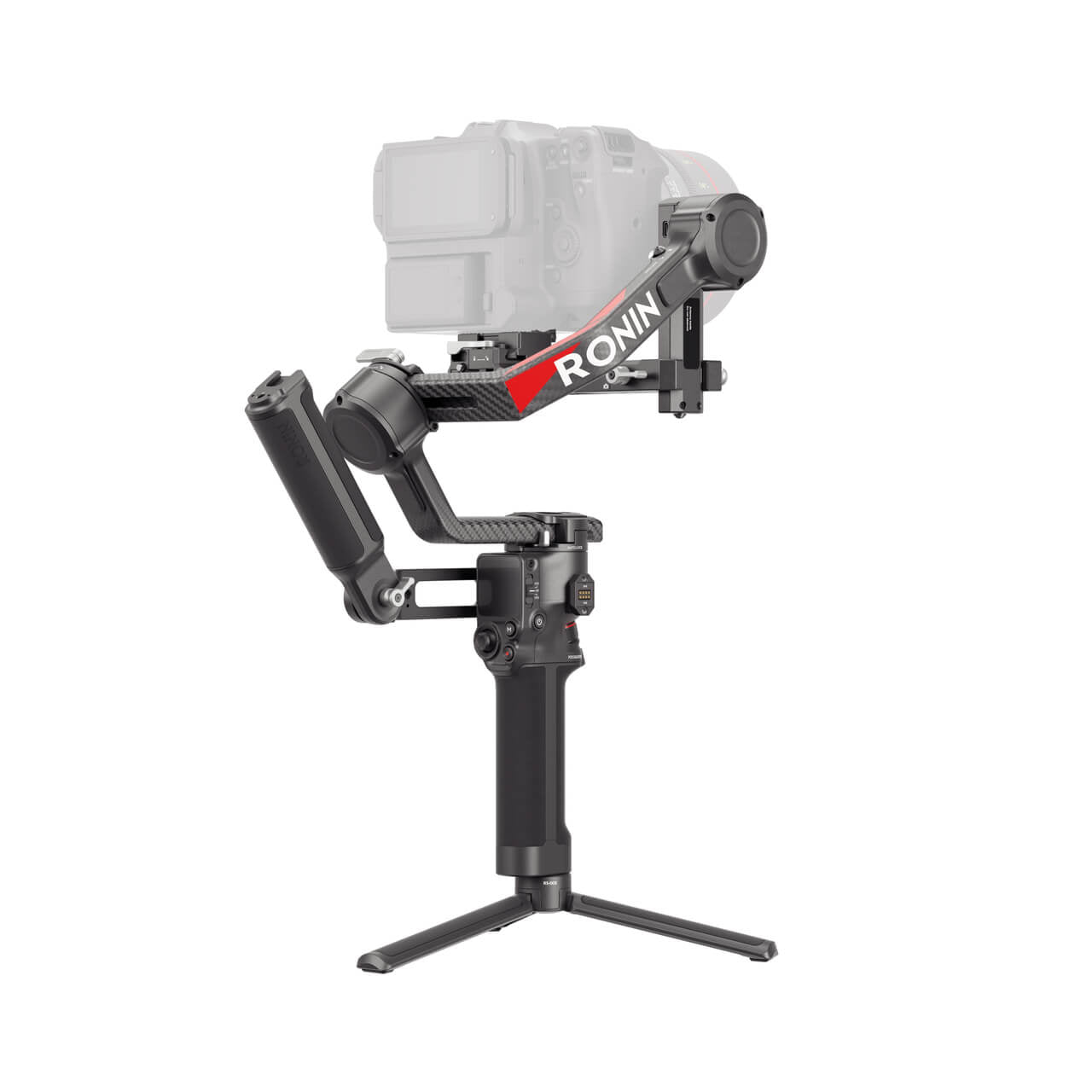 DJI RS 4 Pro Combo mounted with cinema camera and lens