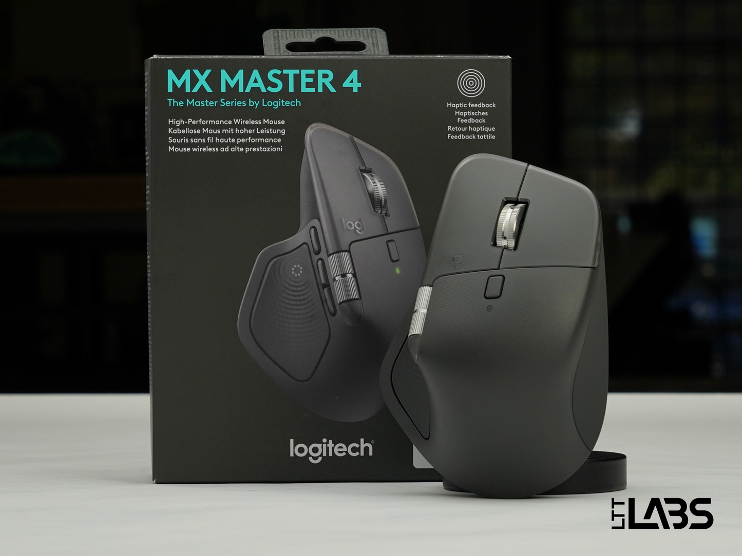 Logitech MX Master 4 front view — available in Kenya at Trewrld KES 20,000, M-Pesa & free Nairobi delivery