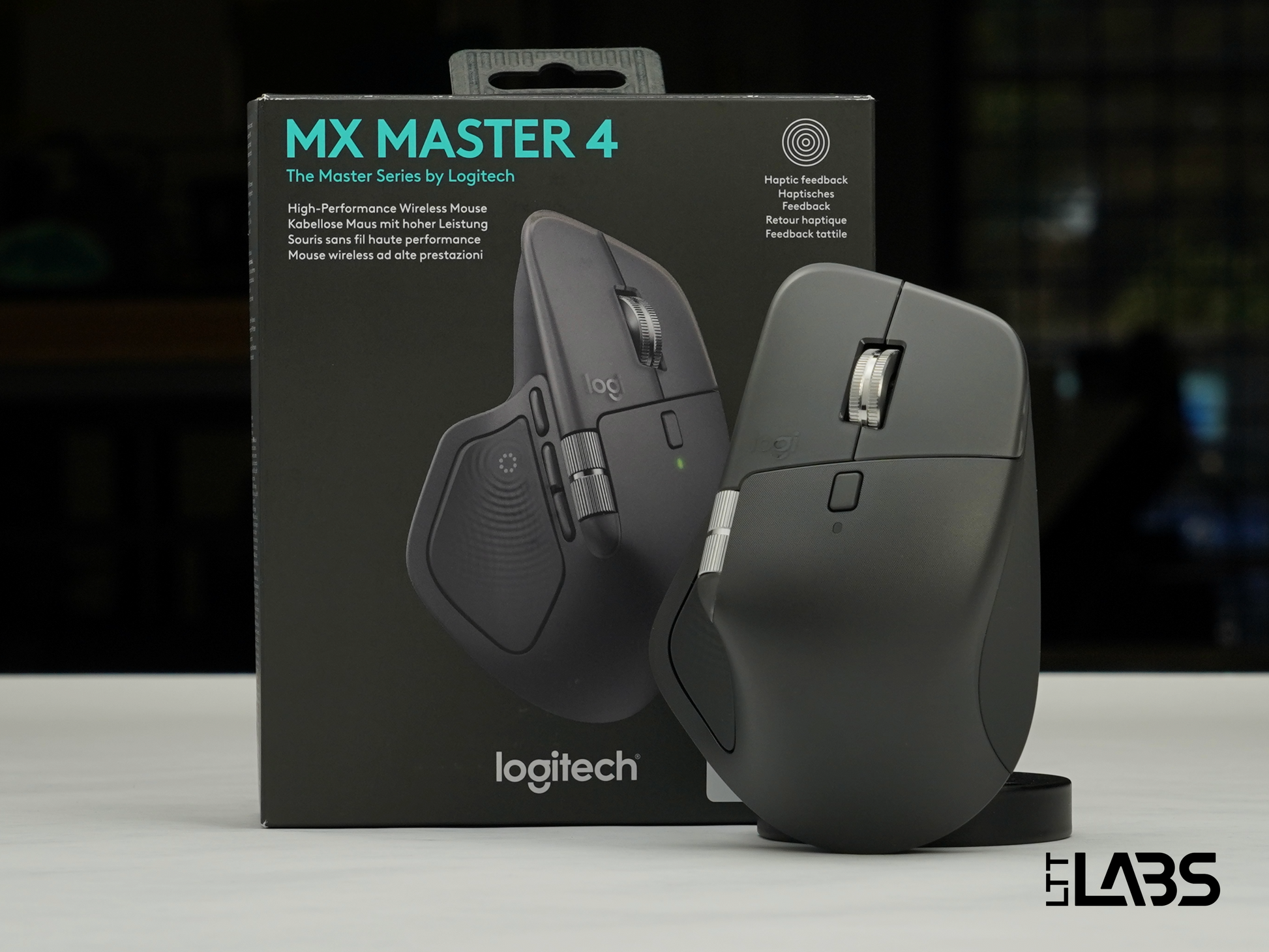 Logitech MX Master 4 front view — available in Kenya at Trewrld KES 20,000, M-Pesa & free Nairobi delivery
