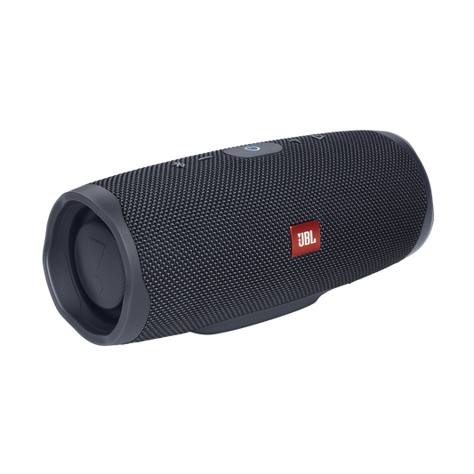 JBL Charge Essential 2 waterproof Bluetooth speaker in gun metal - hero shot