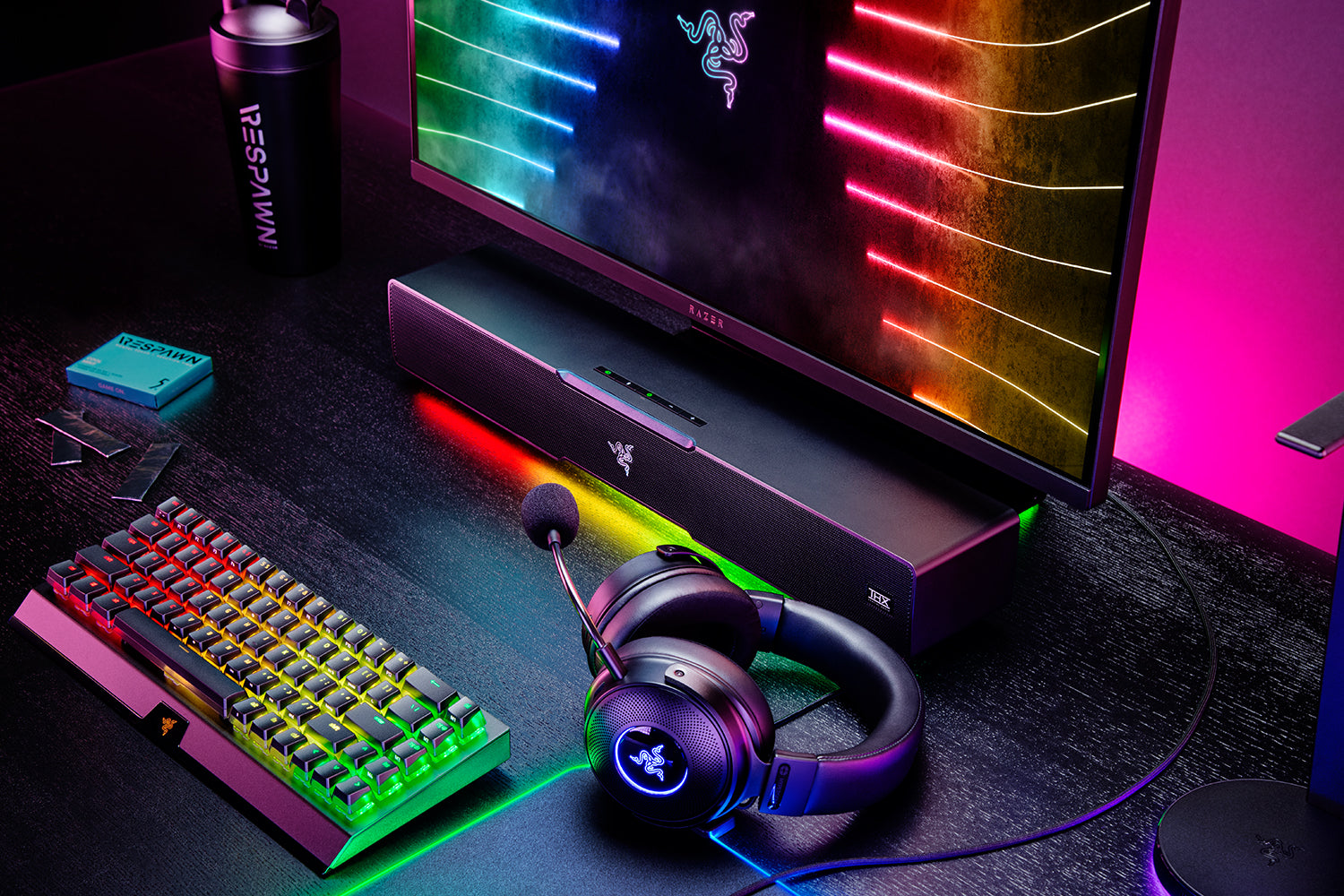 Razer Leviathan V2 down-firing subwoofer unit