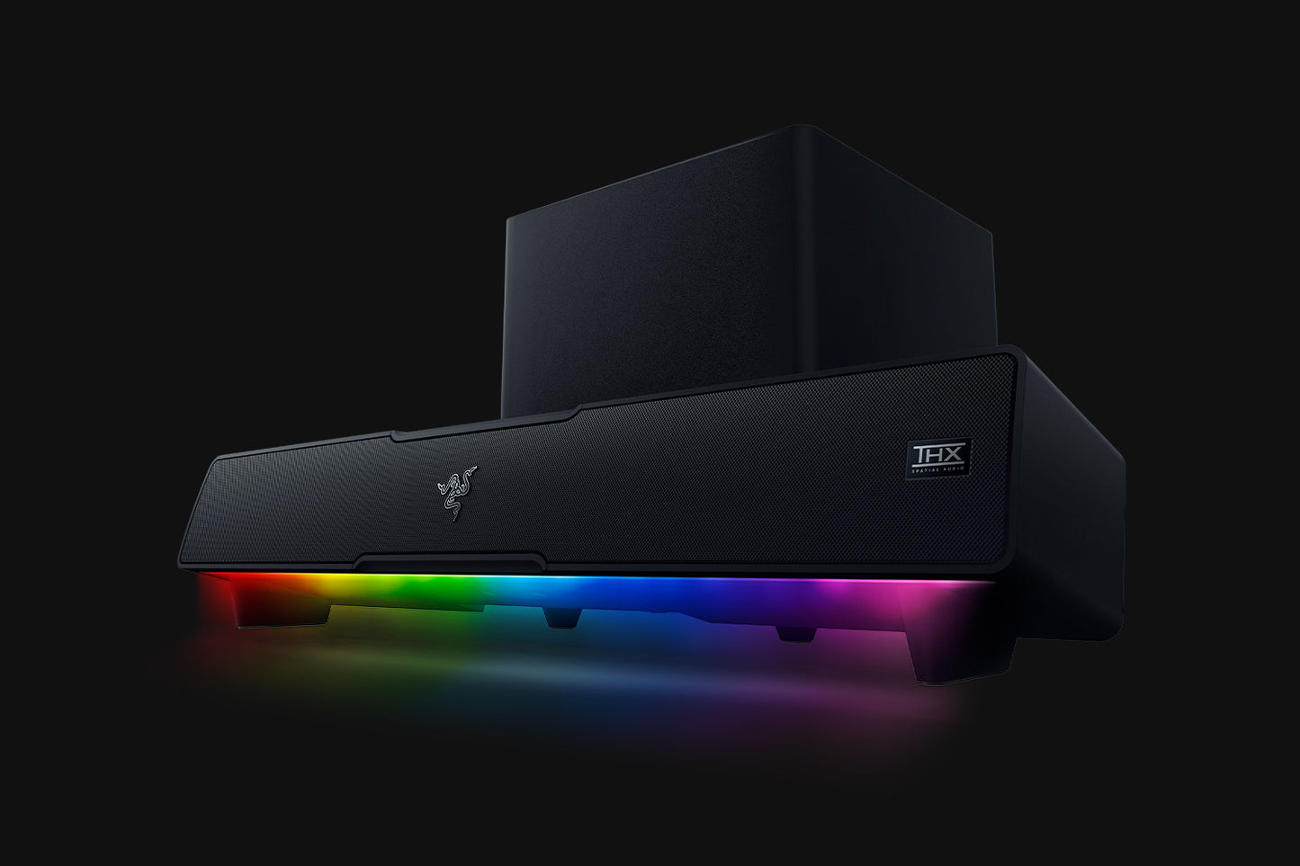 Razer Leviathan V2 soundbar detachable feet