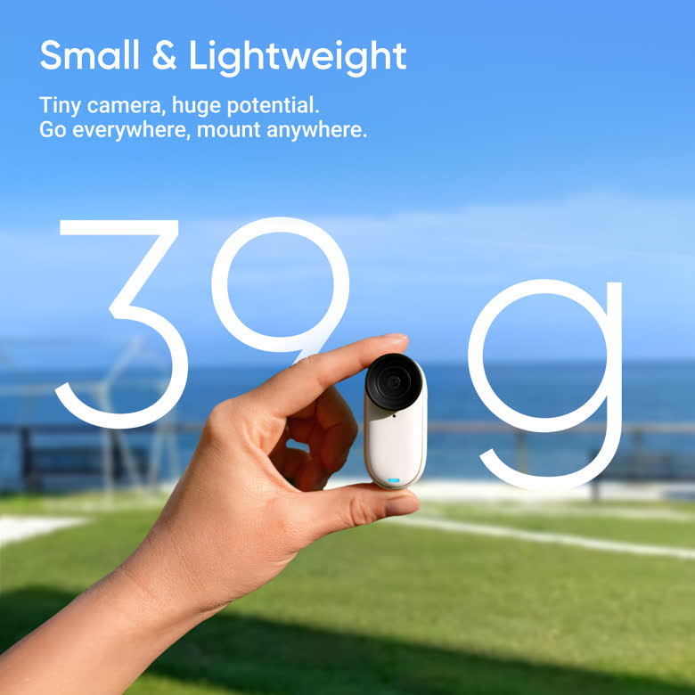 Insta360 GO 3S Action Pod with 2.2 inch flip touchscreen
