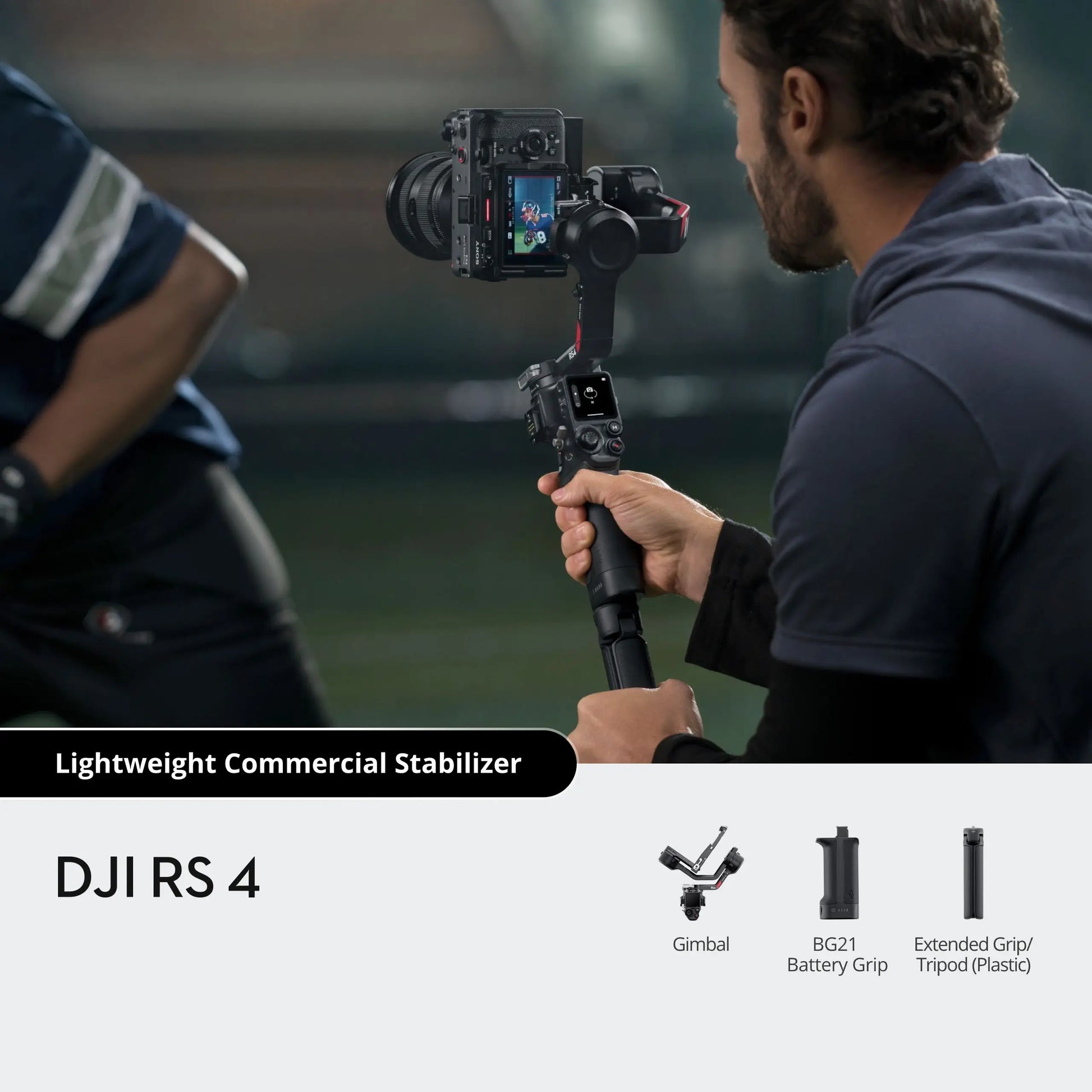 DJI RS 4 gimbal with mirrorless camera mounted - Buy in Kenya at trewrld