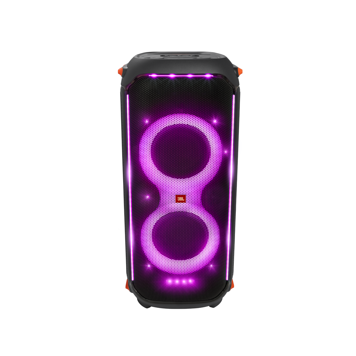JBL PartyBox 710 front view showing dual tweeters and woofers