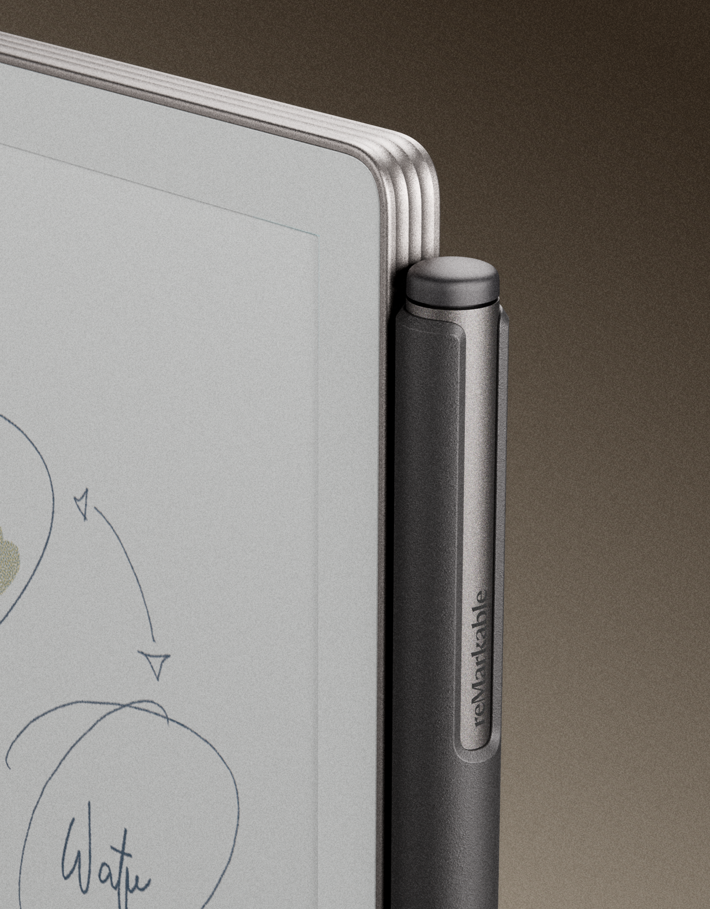 reMarkable Paper Pro Move with Marker magnetically attached