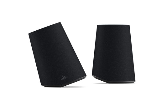 Sony PULSE Elevate wireless speakers, official Sony Interactive Entertainment product image