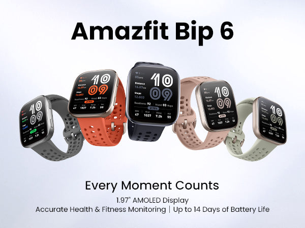 Amazfit Bip 6 Smartwatch side view — available in Kenya at Trewrld KES 17,000, M-Pesa & free Nairobi delivery
