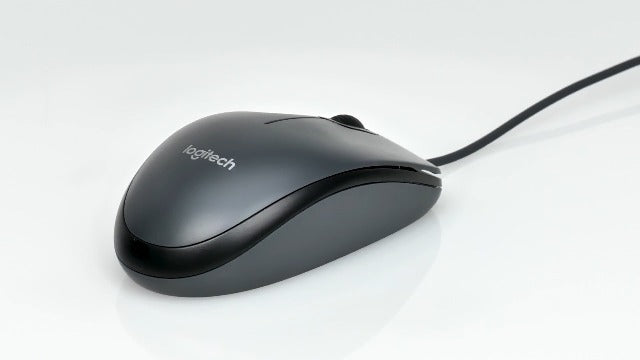 Logitech M90 side view — available in Kenya at Trewrld KES 5,480, M-Pesa & free Nairobi delivery