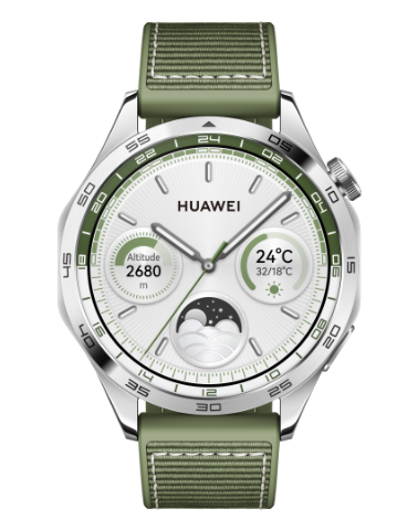 HUAWEI WATCH GT 4 46mm in Green — official Huawei product image