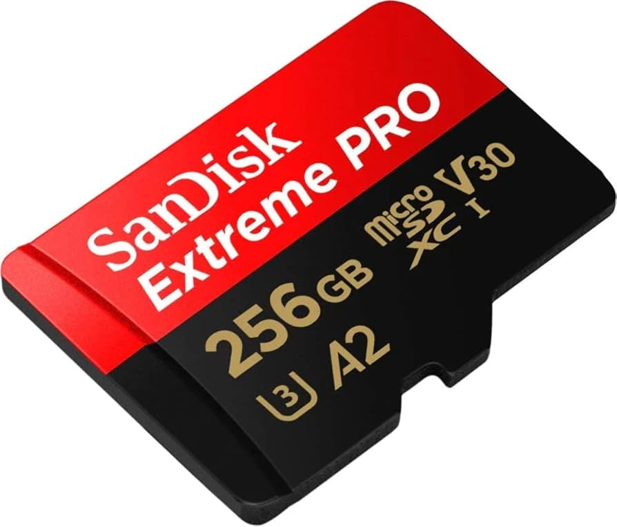 SanDisk 256GB Micro Extreme PRO front view — available in Kenya at Trewrld KES 14,000, M-Pesa & free Nairobi delivery