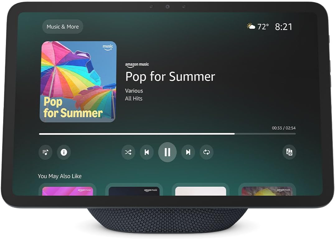Echo Show 11 Graphite front display