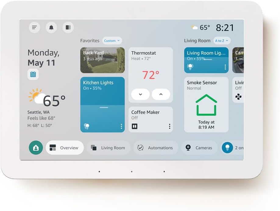 Echo Hub White wall mounted