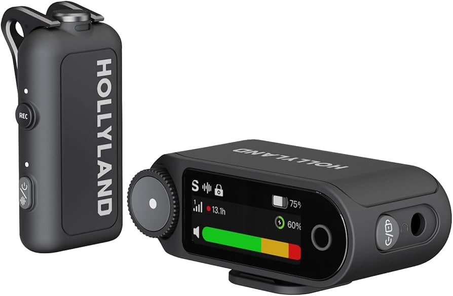 Hollyland LARK MAX 2 side view — available in Kenya at Trewrld KES 30,000, M-Pesa & free Nairobi delivery