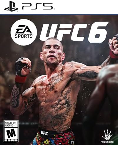 Sony PS5 UFC 5 side view — available in Kenya at Trewrld KES 8,500, M-Pesa & free Nairobi delivery