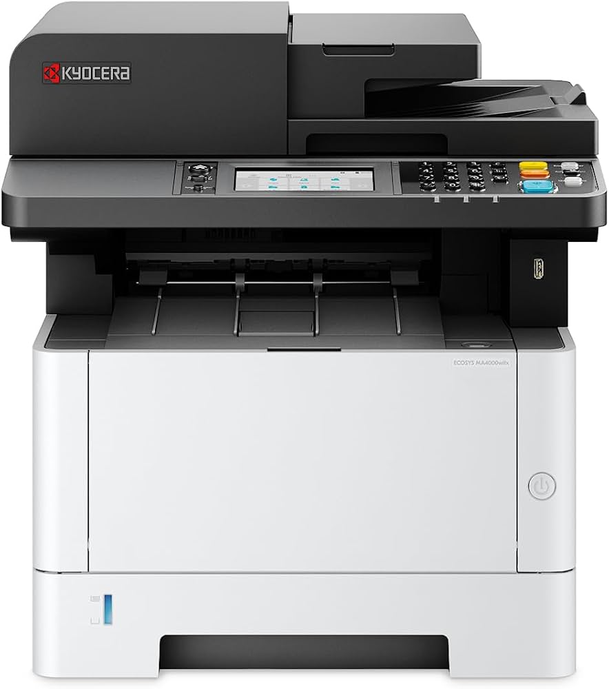 Kyocera ECOSYS MA4000wifx Mono MFP side view — available in Kenya at Trewrld KES 128,000, M-Pesa & free Nairobi delivery