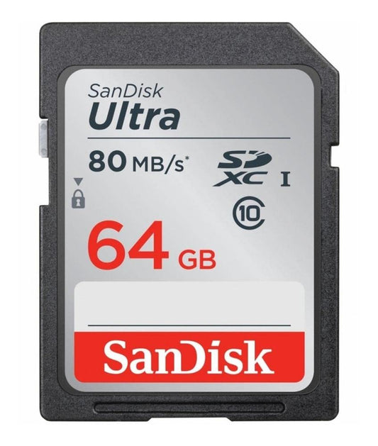 64GB SanDisk SD Class 10 front view — available in Kenya at Trewrld KES 7,000, M-Pesa & free Nairobi delivery