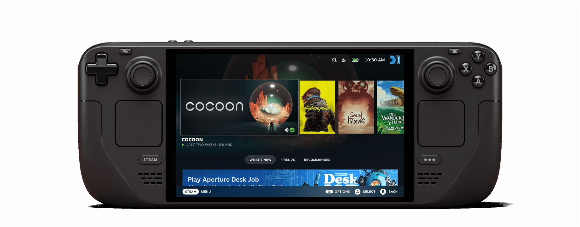 Valve Steam Deck 1TB OLED front view — available in Kenya at Trewrld KES 97,000, M-Pesa & free Nairobi delivery