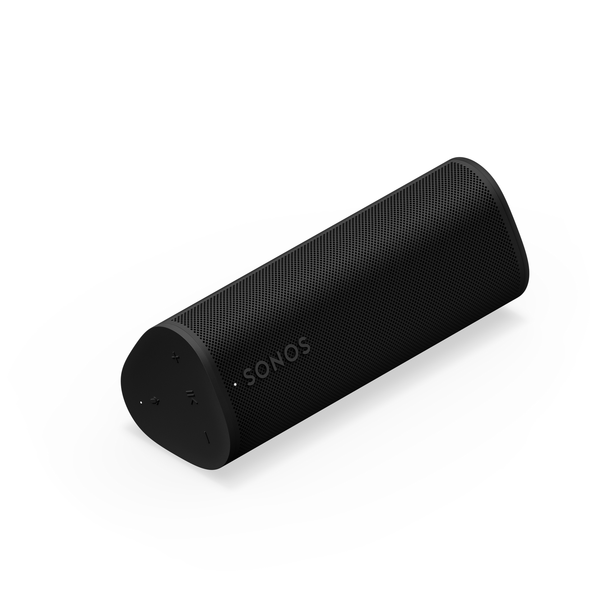 Sonos Roam 2 in Black, horizontal angle