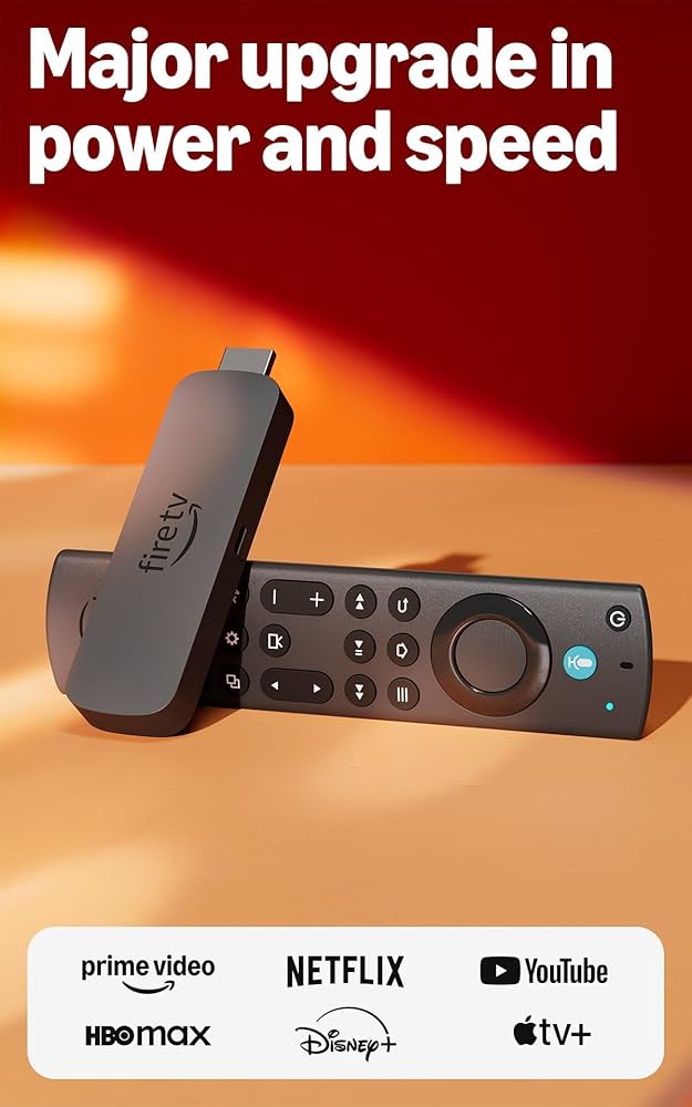 Amazon Fire TV Stick 4K Max (2nd Gen) side view — available in Kenya at Trewrld KES 11,500, M-Pesa & free Nairobi delivery