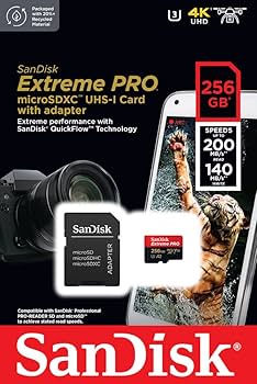 SanDisk 256GB Micro Extreme PRO side view — available in Kenya at Trewrld KES 14,000, M-Pesa & free Nairobi delivery