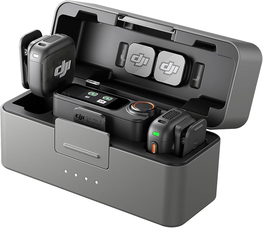 DJI Mic Mini side view — available in Kenya at Trewrld KES 17,500, M-Pesa & free Nairobi delivery