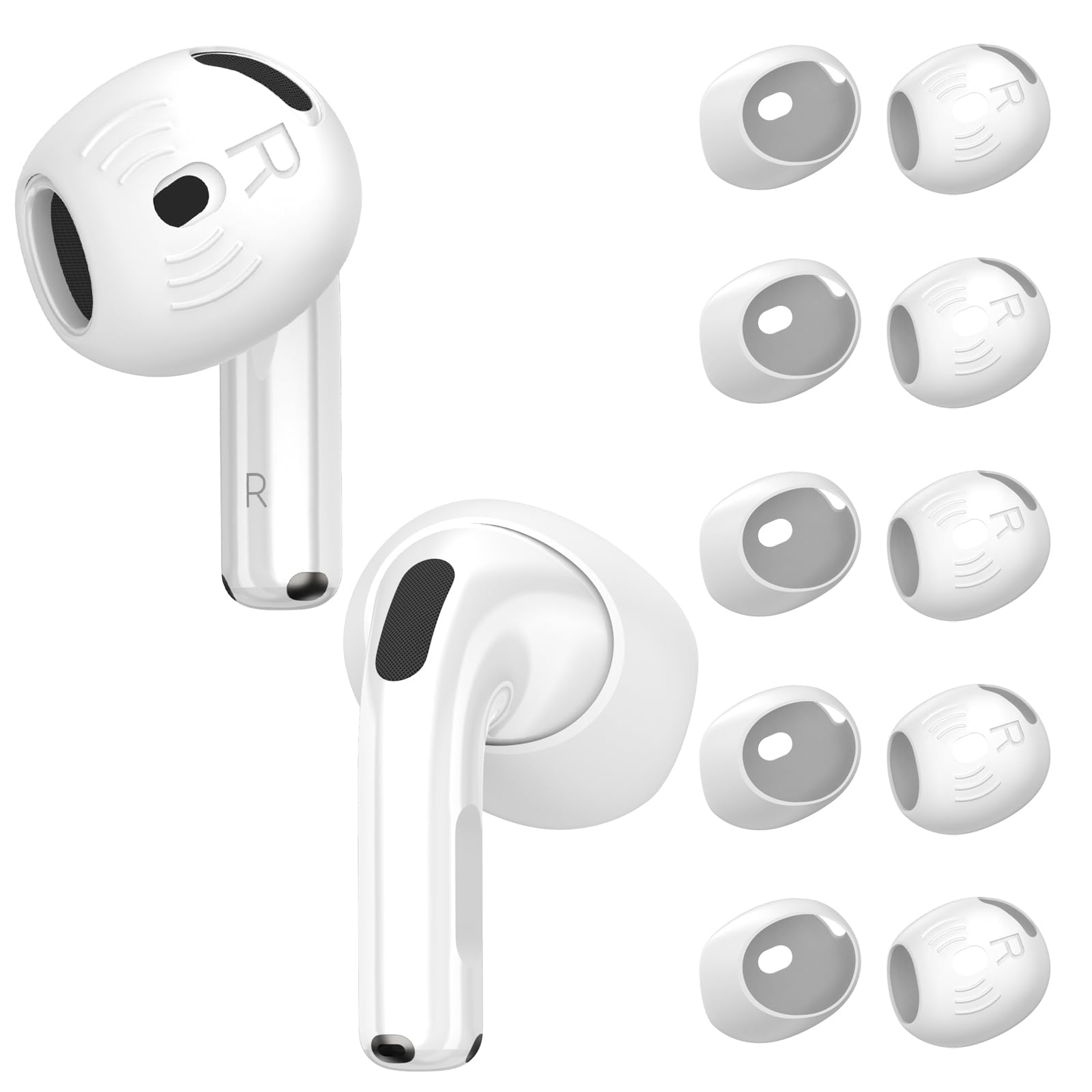 Apple AirPods 4 Earbuds side view — available in Kenya at Trewrld KES 20,000, M-Pesa & free Nairobi delivery