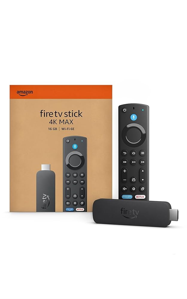 Amazon Fire TV Stick 4K Max (2nd Gen) front view — available in Kenya at Trewrld KES 11,500, M-Pesa & free Nairobi delivery
