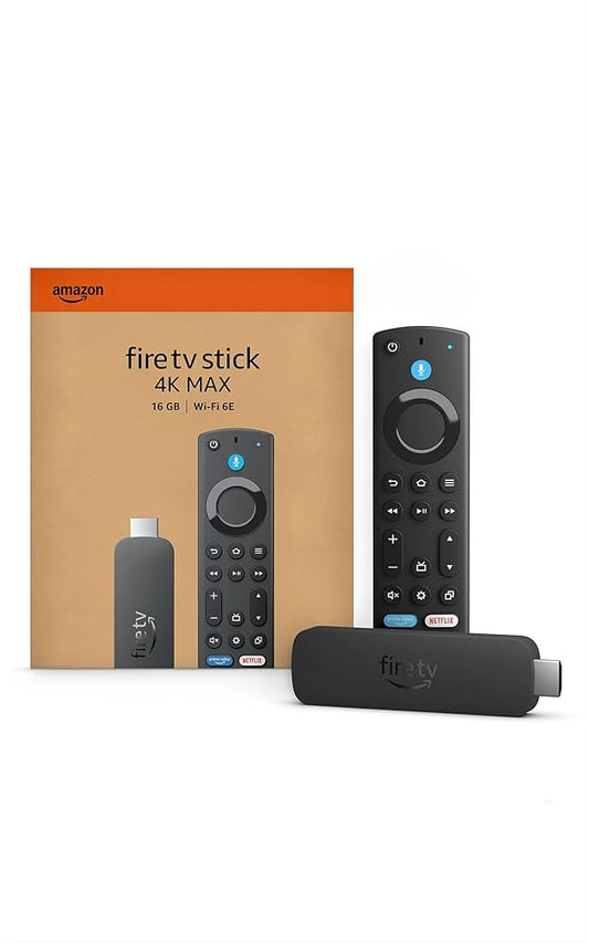 Amazon Fire TV Stick 4K Max (2nd Gen) front view — available in Kenya at Trewrld KES 11,500, M-Pesa & free Nairobi delivery