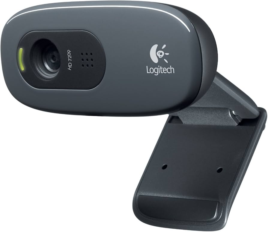 Logitech C270 Webcam side view — available in Kenya at Trewrld KES 7,700, M-Pesa & free Nairobi delivery