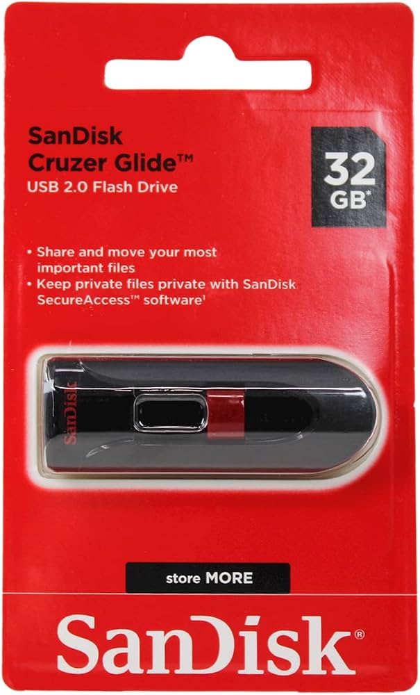 SanDisk 32GB Cruzer Glide detail view — available in Kenya at Trewrld KES 5,800, M-Pesa & free Nairobi delivery