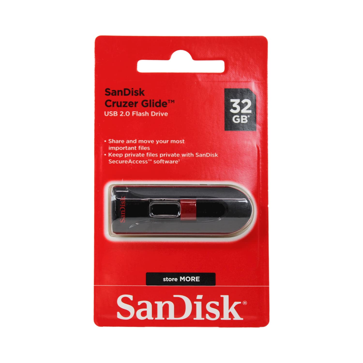 SanDisk 32GB Cruzer Glide side view — available in Kenya at Trewrld KES 5,800, M-Pesa & free Nairobi delivery