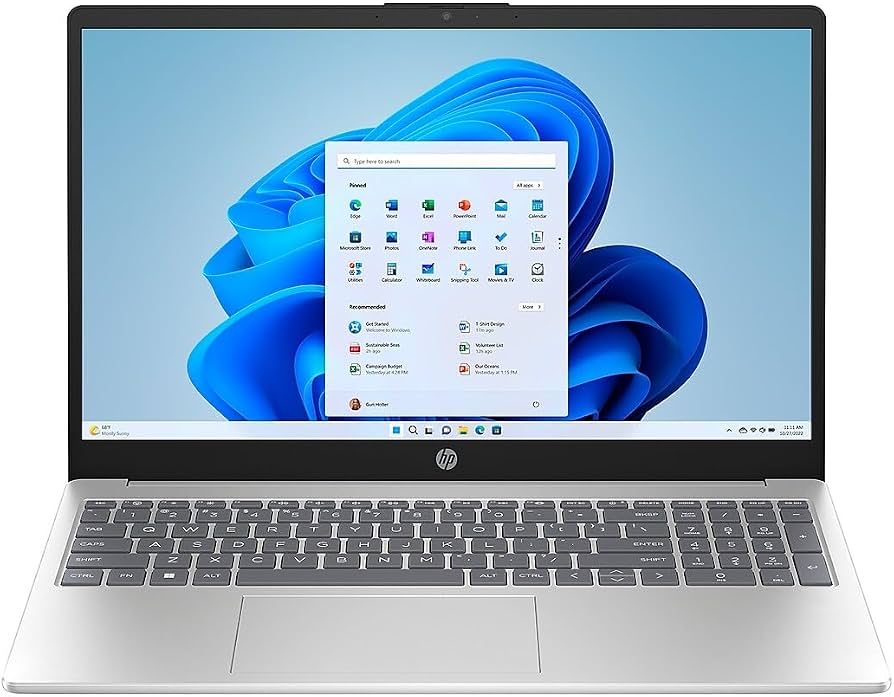 HP 15 (Core i7-1355U) side view — available in Kenya at Trewrld KES 95,000, M-Pesa & free Nairobi delivery