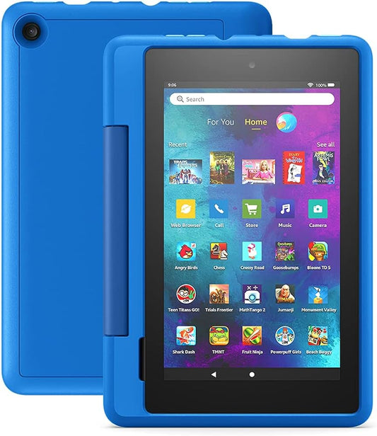 Amazon Fire 7 Kids Pro (2022, 12th Gen) front view — available in Kenya at Trewrld KES 16,000, M-Pesa & free Nairobi delivery