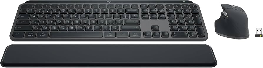 Logitech MX KEYS S Combo side view — available in Kenya at Trewrld KES 30,000, M-Pesa & free Nairobi delivery